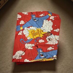 Unisex Vintage Twin Sheet set 1990s Aladdin Flat & Fitted ￼Sheet Set